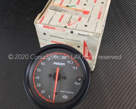 Genuine Ducati RPM- / REV counter / tachometer. Ducati part-no. 40240111B replaces 40240111A.