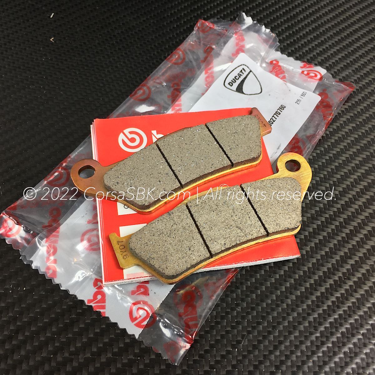 Ducati OE Brembo rear brake pads Multistrada 950 1200 1260 61341161A